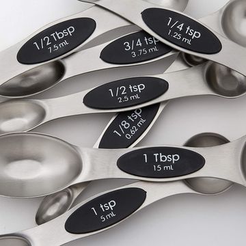 Magnetic Measuring Spoons 8-piece Set with Leveler – Kitchen