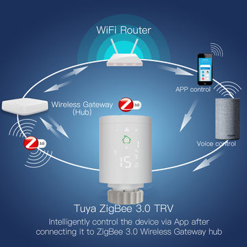 Wi-Fi Temperature Humidity Sensor, Thermometer Hygrometer Hubs &  Controller, If Link with a TUYA Plug or IR Remote, Smart Control Heating  Fan Cooling