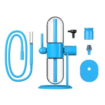 China New Design Modern 360 Degree Rotation Capsule Glass Adalya Shisha ...
