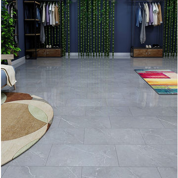 Stone Grey Marble Rigid Core Luxury Vinyl Tile - Foam Back