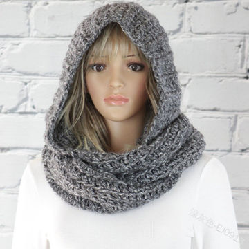 最安値 ORIMI HOODED SCARF PADDED HYBRID HOODED SCARF - BLACK | COS
