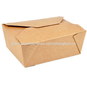 Custom Cardboard Food Packaging Pasta Kraft Paper Take Away Chinese No –  Fastfoodpak