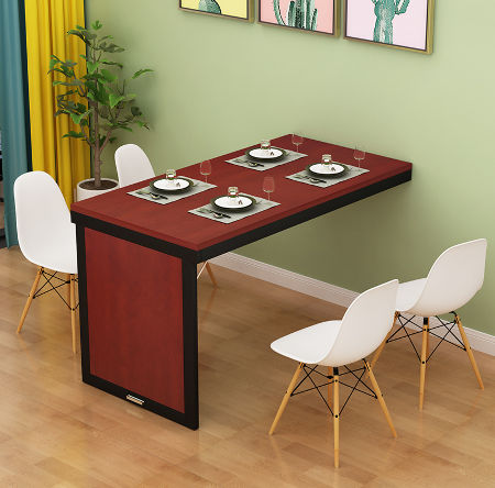 Folding Dining Table Space Saving, Space Saving Folding Dining Room Table And Chairs