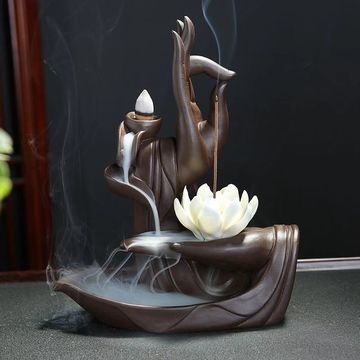 BackFlow Incense Burner, Ceramic Incense Holder