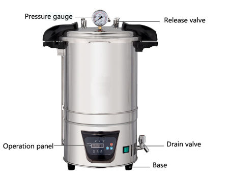 Electric Pressure Cooker Autoclave Machine Portable Stainless