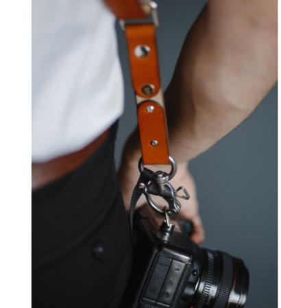 Sangle d'appareil photo - Bandoulière double harnais pour appareil photo  Harnais