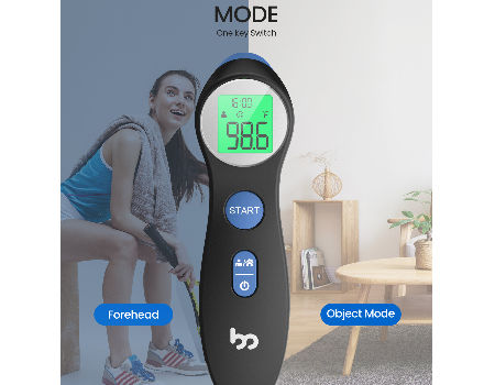 Thermomètre frontal femomètre, thermomètre infrarouge numérique, lecture précise instantanée par le fournisseur de femomètre