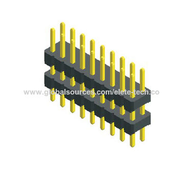 China 2.54mm 0.1'' pitch Breakaway Solder Pin Headers to Breadboard ...