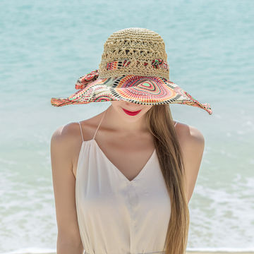 Men's Straw Beach Hat - ALDI UK