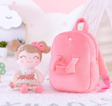 Toil Moil School Bag for Kids Soft Plush Backpack for Small Kids Nursery  Bag Kids Gift (