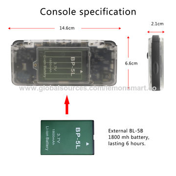 China E-book / music/video games console lasting 6 hours music function ...