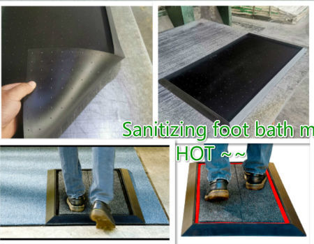 Buy Wholesale China Rubber Tray Sanitizing Foot Bath Mat