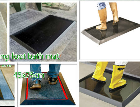 Sanitizing Foot Bath Mat with Rubber Tray Mat 45X75cm China - China Door Mat,  Footbath Mat