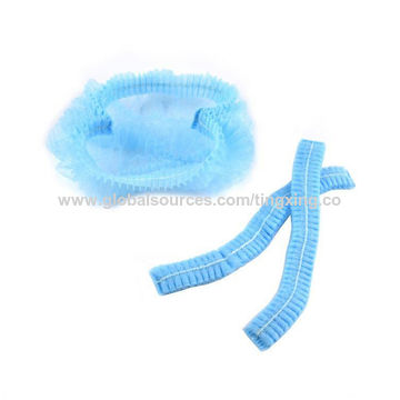 China Surgical Non-Woven Hat Elastic Nurse Non Woven Strip Mobcap ...