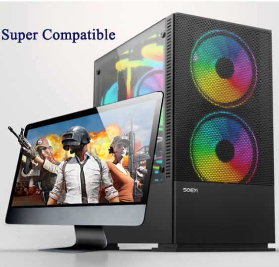 Cachi Computer Box China Computer case gabinete pre built desktop pc part cabinet casing ...