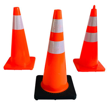 China Hot sale Road Safety barrier Pvc collapsible Traffic Cone on ...