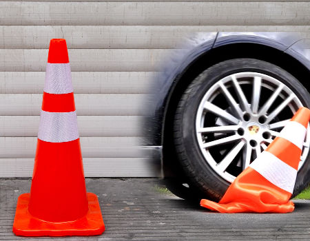 China Hot sale Road Safety barrier Pvc collapsible Traffic Cone on ...