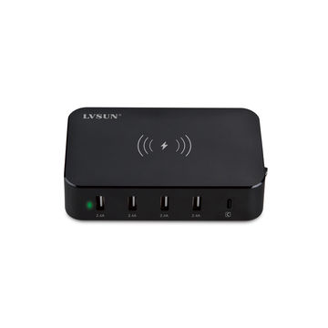 2021 Heißer Verkauf Kabelloses 5-Port USB Ladegerät, geeignet für iPhones, iPads, mobile Geräte - Schnellladung & Sicherheit