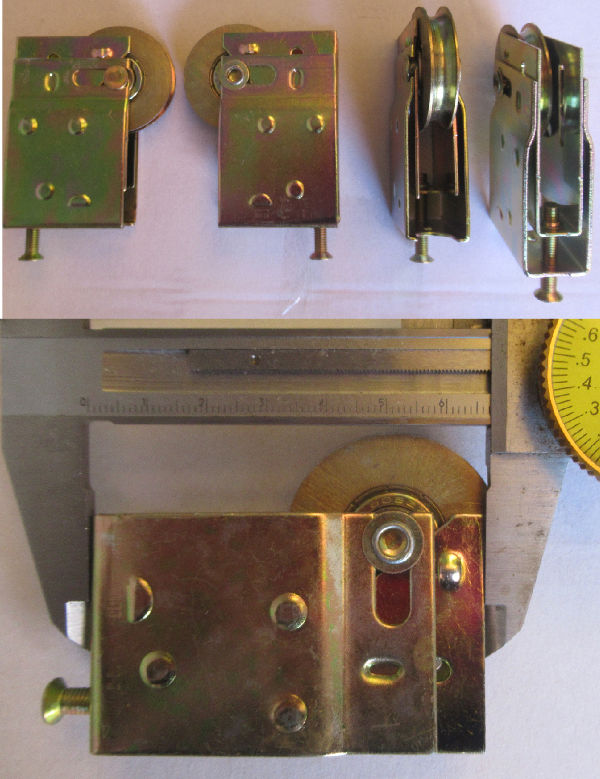 Windows Wheel Price China Door accessories bearing iron windows wheel with zinc plated on ...