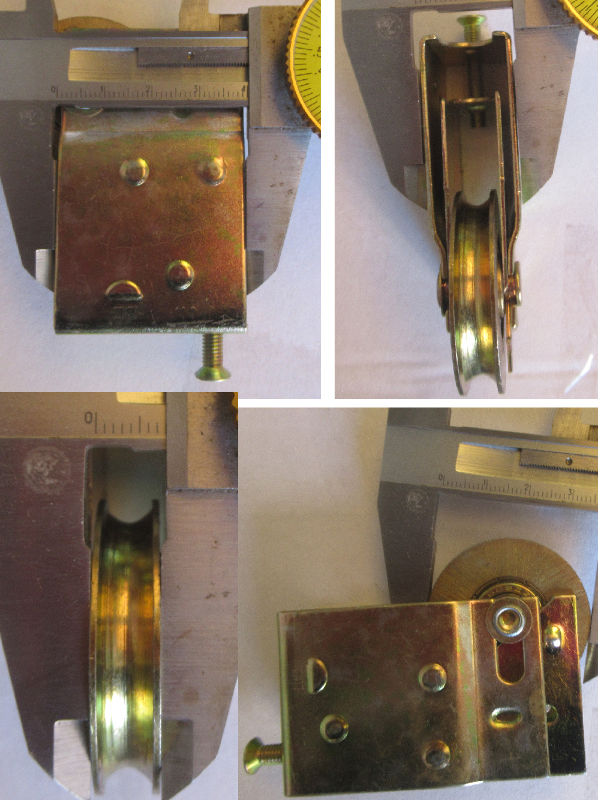 Windows Wheel Price China Door accessories bearing iron windows wheel with zinc plated on ...