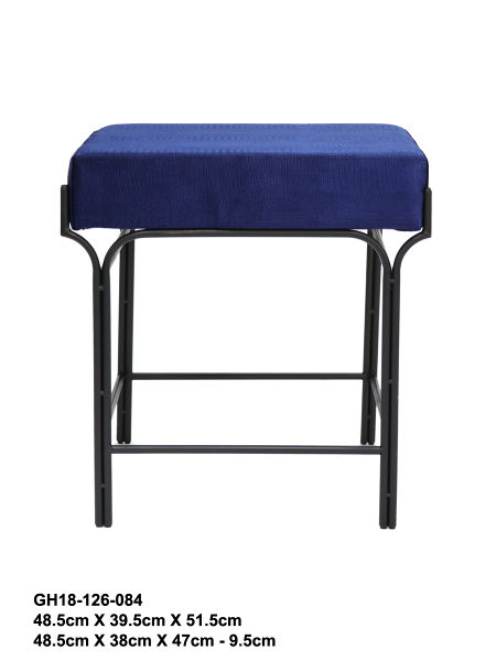 Buy Wholesale China Hot Sale Whole Cheap Modern Upholstery Stool Blue  Velvet Fabric Tufted Round Pouf Ottoman Chair & Foot Stool at USD 30