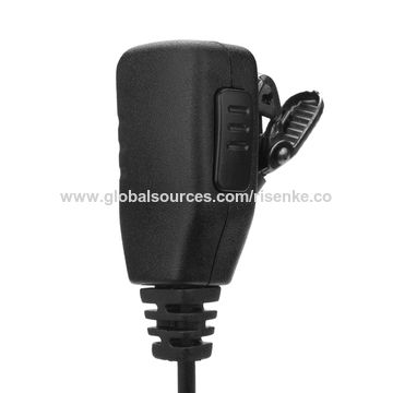 2-Wire Acoustic Tube Walkie Talkie Professional Surveillance Earpiece