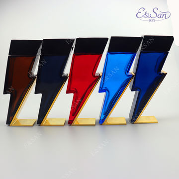 Lightning Shape Colorful Creative Design High-capacity 100ml Glass 