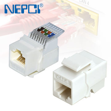 China Toolless 90 Degree Punch Down Cat5e Cat6 Keystone Jack Modular ...