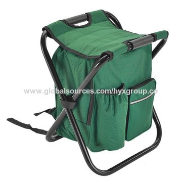 Folding Camping Chair Fishing Tackle Bag with Seat Heavy Duty Backpack Chair  Rucksack Seat Bag Fishing Stool Wyz21747 - China Chair, Foldable Chair