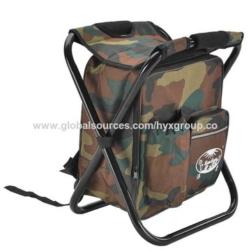 2 In 1 Folding Fishing Chair Bag Fishing Backpack Chair Stool Convenient  Wear-resistantv For Outdoor - Buy China Wholesale Folding Fishing Chair Bag  $6