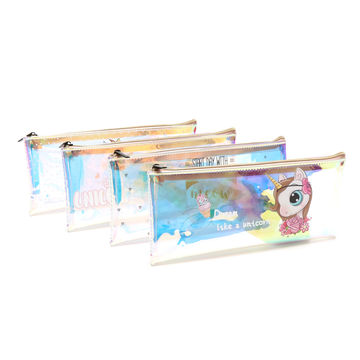 Unicorn Pencil Pouch Storage Bag Travel Pouch for Girls Soft Cute Pouches  Cotton Pouch Unicorn Fur Pouch Stationery Pouch for School Pouch for