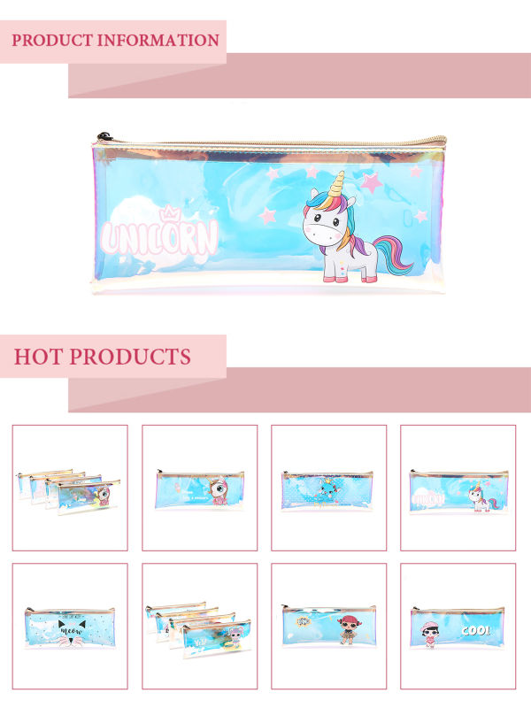 Buy Wholesale China Cheap Wholesale Girls Kawaii Kids Transparent Tpu Cute  Unicorn School Pencil Case & Tpu Pencil Case,children's Pencil Cases at USD  2.25