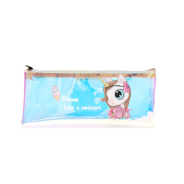 Korean Pencil Case Transparent, Korean Pencil Case Stationery