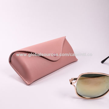 Portable Sunglass Storage Bag Fashion Sunglasses Protective Bag PU Leather  Folding Travel Eyeglass Case Women Glasses Organizer