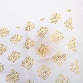 Sinicline Custom Gold Logo Printing Black Tissue Paper for Packaging -  China Tissue Paper and Printing Tissue Paper