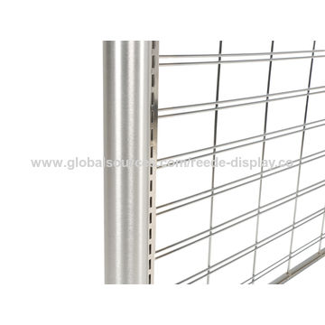 China 2 tiers metal mesh wire display storage rack stand adjustable ...