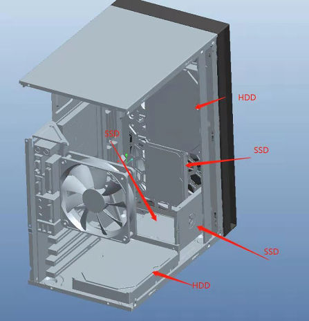 Pc Case Structure China New Coming High Quality Custom Micro ATX Computer Case & Tower ...