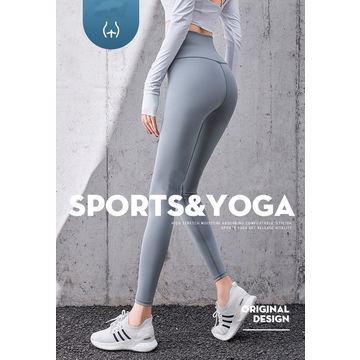 Damen High Waist Yoga Hose mit Taschen Leggings, Weiche Sporthose, Bauchkontrolle