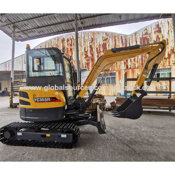 China Hydraulic Euro V stage excavator mini diggers machinery YC35SR on ...