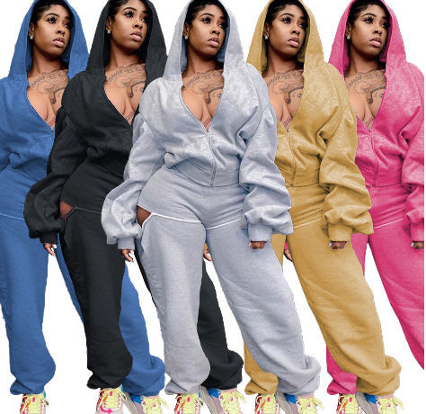 Sweatsuits For Women Tracksuit 2 Piece Outfits Active Wear Zip-up