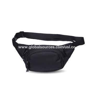 Buy Wholesale China Custom Print Black Festival Bum Bag Waterproof
