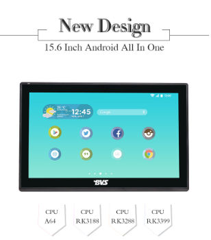 China 15.6 inch RK3288 Android CPU all in one touch self-ordering ...