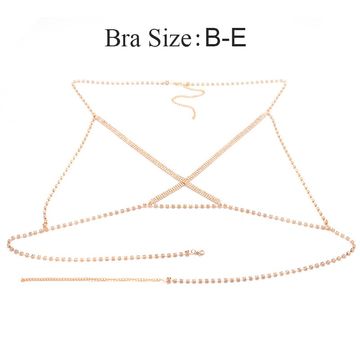 Sexy Mesh Crystal Bralette Underwear Jewelry for Women Bling Rhinestone  Body Chain Bra Harness Waist Jewellery Party Nightclub Rave Party (Main  Stone Color : Silver, Metal Color : Set) : : Clothing