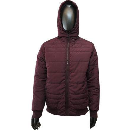 burgundy winter jacket mens