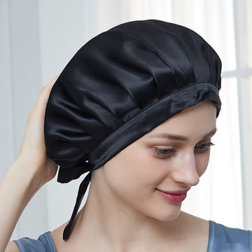 Bonnet de Nuit - Turban Femme 100% Soie - Bonnet Soie Cheveux Nuit