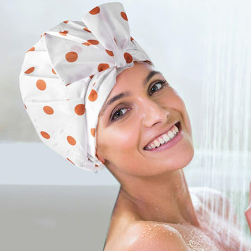 Acheter Bonnet de douche imperméable Double couche avec bande