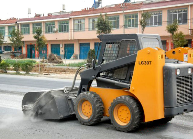 High Quality Lonking CDM307 Mini 760kg Skid Steer Loader Front Loader ...