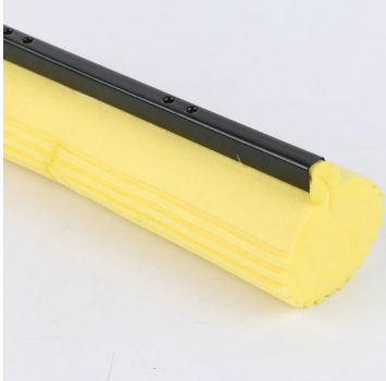 Telescopic Sponge Mop With 29cm Stainless Steel Pole, Sponge Squeegee Mop,  Foldable And Water Squeezing, Water Absorbing Mop