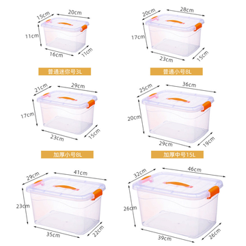 Buy Wholesale China Storage Box Plastic Transparent Large Thick Clothes  Portable Toy Storage Box & Storage Box Plastic Transparent Large Clothes at  USD 2.6