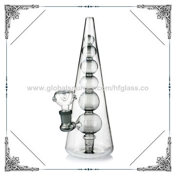 China 12 inches Glass Bong Smoking Water Pipe Perc Waterpipe Wholesale ...